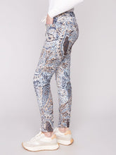 Load image into Gallery viewer, Charlie b Printed Pull-On Suede Jogger Pants
