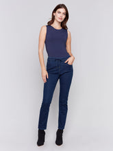 Load image into Gallery viewer, Charlie b Knit Jogger with Elasticized Waistband and Pockets
