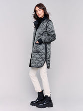 Load image into Gallery viewer, Charlie b Reversible Quilted Puffer Coat
