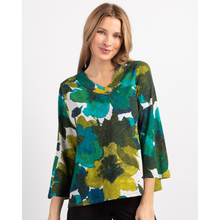 Load image into Gallery viewer, Habitat Printed Cotton V-Neck Top
