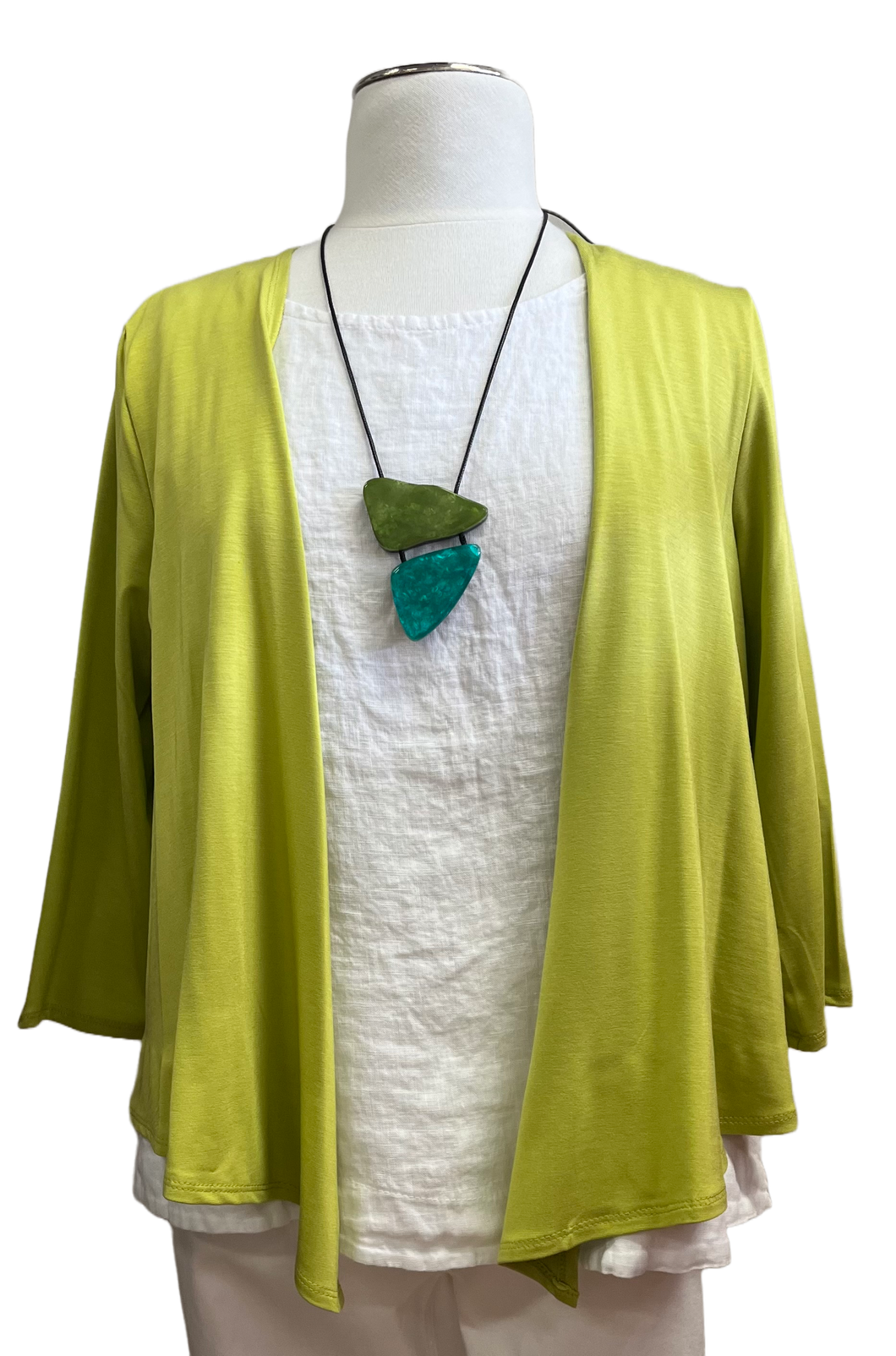 Lime Pure Essence 3/4 Sleeve Cover-Up