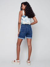 Load image into Gallery viewer, Charlie b Denim Short with Folded Hem
